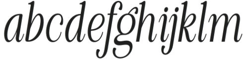 Quiketa Italic Extra Light Condensed otf (200) FONT