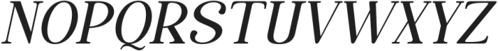 Quiketa Italic Light otf (300) Font UPPERCASE