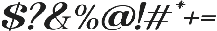 Quiketa Italic Medium Semi Expanded otf (500) Font OTHER CHARS