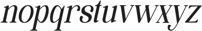 Quiketa Light Semi Condensed Slant otf (300) Font LOWERCASE