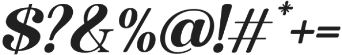 Quiketa Semi Bold Slant otf (600) Font OTHER CHARS