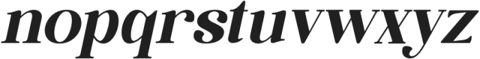 Quiketa Semi Bold Slant otf (600) Font LOWERCASE