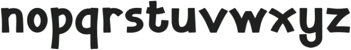 Quiky Sans Bold otf (700) Font LOWERCASE