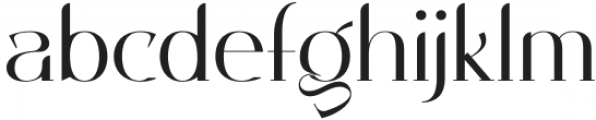 Quilany otf (400) Font LOWERCASE