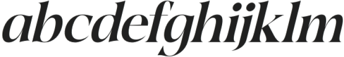 Quilge Italic otf (400) Font LOWERCASE