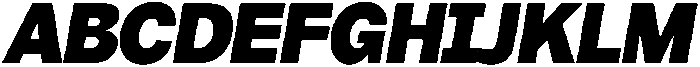 Quilichao Grotesk Black It otf (900) Font UPPERCASE