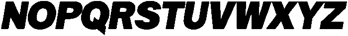Quilichao Grotesk Black It otf (900) Font UPPERCASE