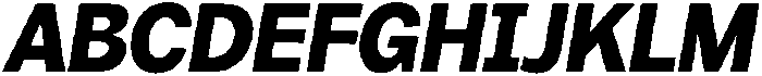 Quilichao Grotesk Bold It otf (700) Font UPPERCASE