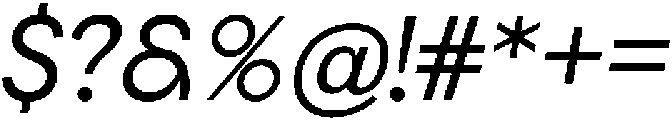 Quilichao Grotesk Light It otf (300) Font OTHER CHARS