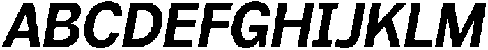 Quilichao Grotesk Medium It otf (500) Font UPPERCASE