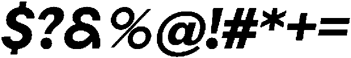 Quilichao Grotesk SemiBold It otf (600) Font OTHER CHARS