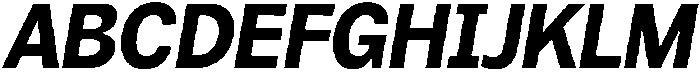 Quilichao Grotesk SemiBold It otf (600) Font UPPERCASE