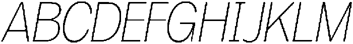 Quilichao Grotesk Thin It otf (100) Font UPPERCASE
