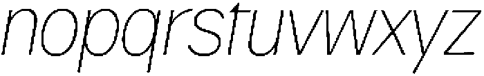 Quilichao Grotesk Thin It otf (100) Font LOWERCASE