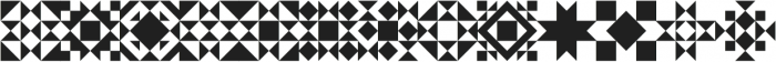 QuiltPatternsTwo Regular otf (400) Font LOWERCASE