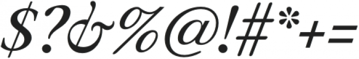 Quilty-RegularItalic otf (400) Font OTHER CHARS