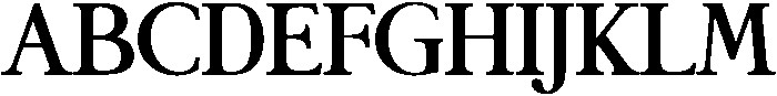 Quincy Bold otf (700) Font UPPERCASE