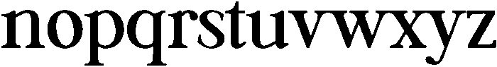 Quincy Bold otf (700) Font LOWERCASE