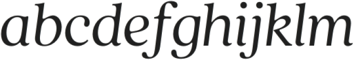 Quincy CF Regular Italic otf (400) Font LOWERCASE