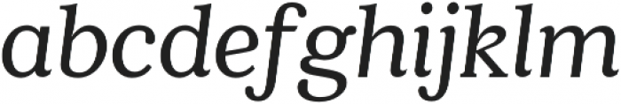 Quincy CF Text Italic otf (400) Font LOWERCASE