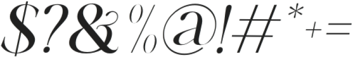 Quincy Light Italic otf (300) Font OTHER CHARS