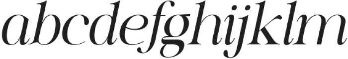Quincy Light Italic otf (300) Font LOWERCASE