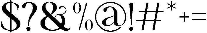 Quincy Regular otf (400) Font OTHER CHARS