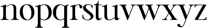Quincy Regular otf (400) Font LOWERCASE