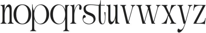 Quinressa Regular otf (400) Font LOWERCASE