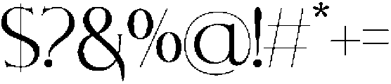 Quinther otf (400) Font OTHER CHARS