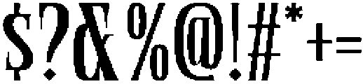 Quinthor Bold otf (700) Font OTHER CHARS