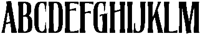 Quinthor Bold otf (700) Font UPPERCASE