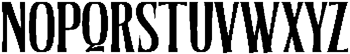 Quinthor Bold otf (700) Font UPPERCASE