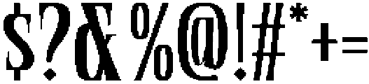 Quinthor Bold ttf (700) Font OTHER CHARS
