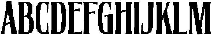 Quinthor Bold ttf (700) Font UPPERCASE