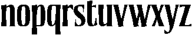 Quinthor Bold ttf (700) Font LOWERCASE
