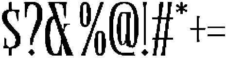 Quinthor Light otf (300) Font OTHER CHARS