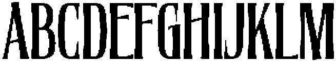 Quinthor Medium otf (500) Font UPPERCASE