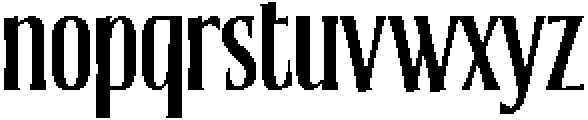 Quinthor Medium otf (500) Font LOWERCASE