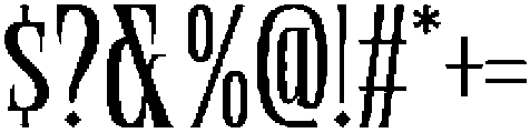 Quinthor Regular otf (400) Font OTHER CHARS