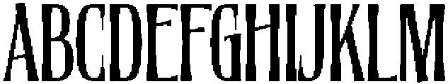Quinthor Regular otf (400) Font UPPERCASE