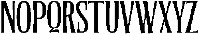 Quinthor Regular otf (400) Font UPPERCASE
