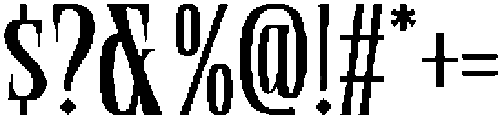 Quinthor Semi Bold otf (600) Font OTHER CHARS