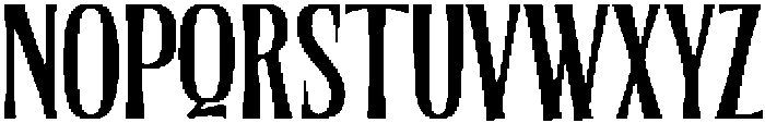 Quinthor Semi Bold otf (600) Font UPPERCASE