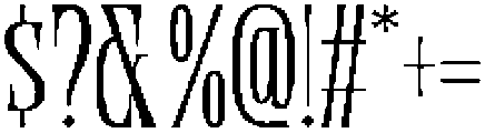 Quinthor Thin otf (100) Font OTHER CHARS