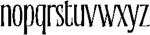 Quinthor Thin otf (100) Font LOWERCASE