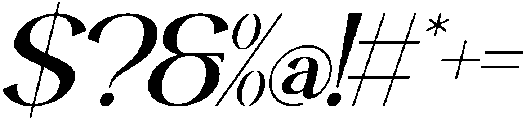 Quiravelle Italic otf (400) Font OTHER CHARS