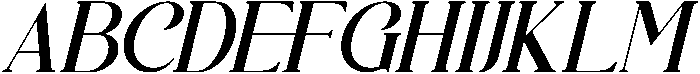 Quiravelle Italic otf (400) Font UPPERCASE
