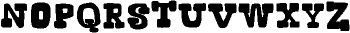 Quircky Country Regular otf (400) Font UPPERCASE
