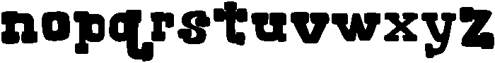 Quircky Country Regular otf (400) Font LOWERCASE
